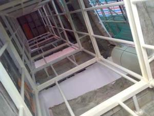 钢结构电梯井道安装工程